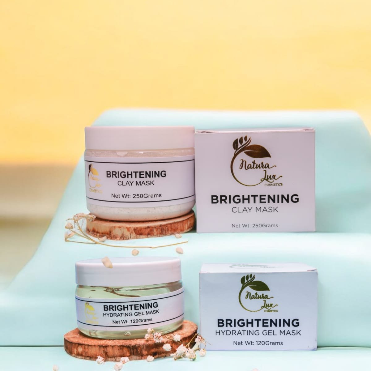 Brightening Clay & Hydrating Gel Mask Set